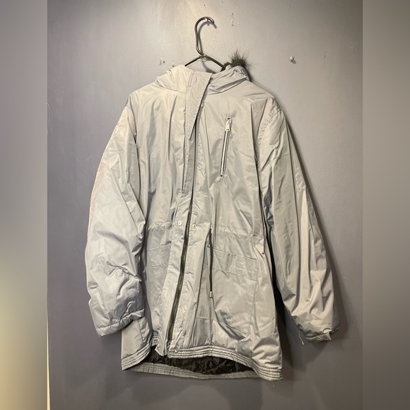 BEVERLY HILLS POLO CLUB GREY PARKA COAT - Picture 10 of 15